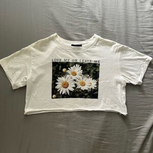 Forever 21 Daisy Super Cropped Top